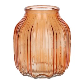 Sklenená váza SUKO 16cm oranžová