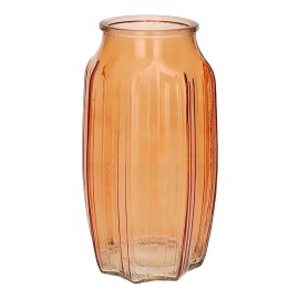 Sklenená váza SUKO 22cm oranžová