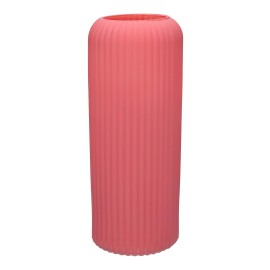 Sklenená váza NORA 25cm ružová