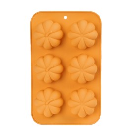 Silikónová forma na muffiny 6ks TORO 27x17cm tekvica