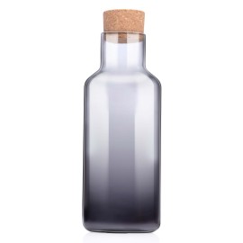 Sklenená fľaša s uzáverom ALPINA 1200ml sivá