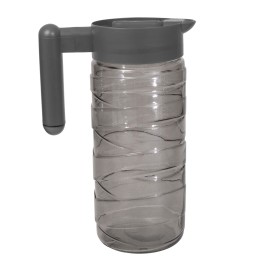DŽBÁN 1,54 L SIVÝ, SKLO/PLAST