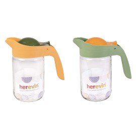 Sklenený džbán s viečkom TORO 660ml MIX farieb