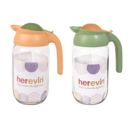 Sklenený džbán s viečkom TORO 1,5l MIX farieb