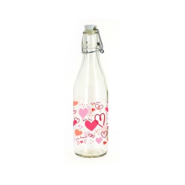 FĽAŠA S UZÁVEROM 260 ML SRDCE