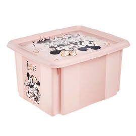 Plastový úložný box s vekom KEEEPER 24l Minnie