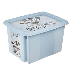 Plastový úložný box s vekom KEEEPER 30l Mickey