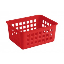 Košík mini, plast, červený