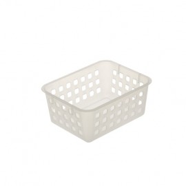 Košík mini, plast, transparentný
