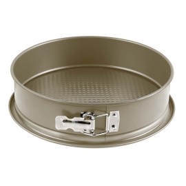 FORMA NA TORTU KITCHISIMO 28CM ZLATÁ UHLÍKOVÁ OCEĽ