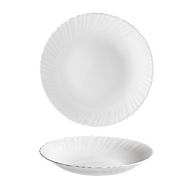 Hlboký tanier TITAN 22cm opálové sklo