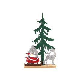 Plstená dekorácia 32cm Santa