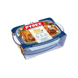 Sklenená zapekacia misa PYREX s vekom 36x22cm/6,7l