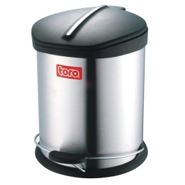 Nerezový nášľapný odpadkový kôš TORO 12l
