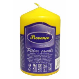 Neparfumovaná sviečka PROVENCE 8cm žltá