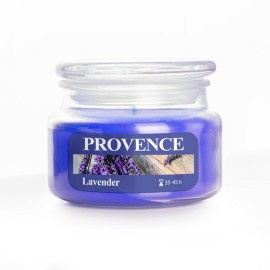 Vonná sviečka v skle PROVENCE 45 hodín levanduľa