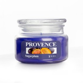 Vonná sviečka v skle PROVENCE 45 hodín slivka