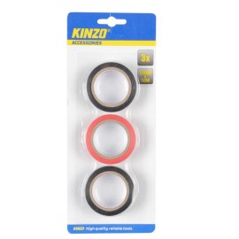 Izolačná páska elektrikárska 18mm x 10m KINZO 3ks