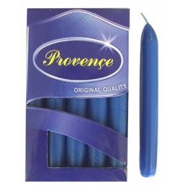 Sviečka 17cm PROVENCE Bistro 10ks tmavo modrá