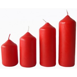 Adventná sviečka ø4m PROVENCE 4 velikosti červená