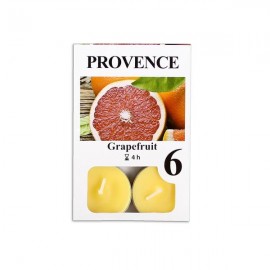 Čajová sviečka PROVENCE 6ks grapefruit