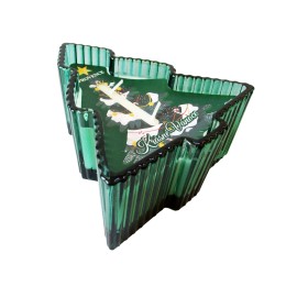 SVIEČKA V SKLENENOM VIANOČNOM STROMČEKU 14X14,8X6 230G