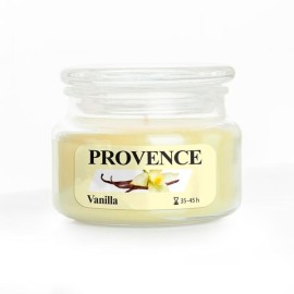 Vonná sviečka v skle PROVENCE 45 hodín vanilka