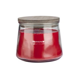 Vonná sviečka v skle PROVENCE Wooden wick 28 hodín jablko škorice