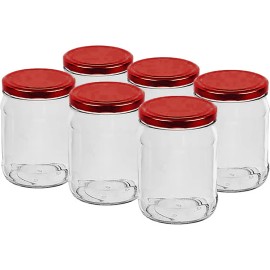 Zavárací pohár s viečkom 500ml TWIST 6ks