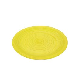 Keramický plytký tanier TORO 26cm žltý