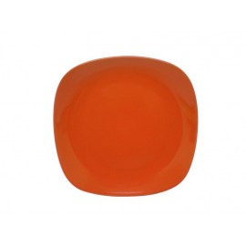 Tanier dezertný, štvorec, 19,5 cm, oranžový