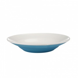 Tanier polievkový, porcelán, modrý mat, 20,5 cm