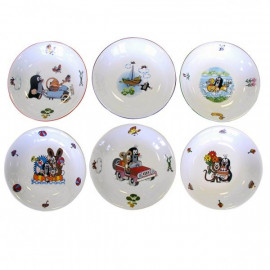 Porcelánový hlboký tanier THUN 20cm krtko MIX motívov