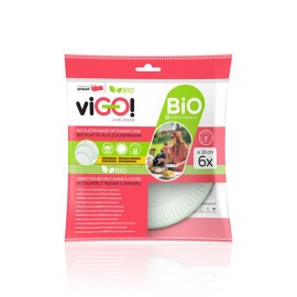 BIO tanier VIGO! 18cm cukrová trstina 6ks