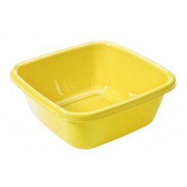 Plastové štvorcové umývadlo TONTARELLI 14l žlté
