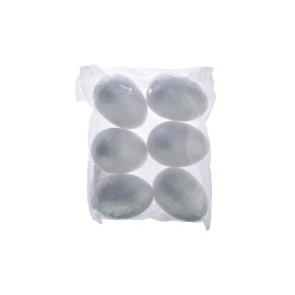 Polystyrénové dekoračné vajcia 7cm 6ks