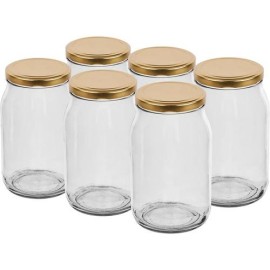 Zavárací pohár s viečkom 900ml TWIST 6ks