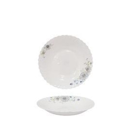 HLBOKÝ TANIER AMELIA 22 CM, OPÁLOVÉ SKLO