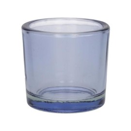 Sklenený svietnik na čajovú sviečku ESPEN 6,5cm lila