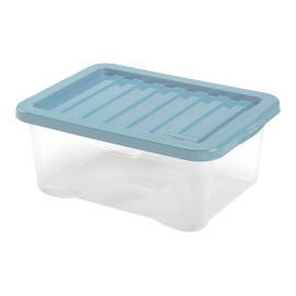 Plastový úložný box s vekom Heidrun Quasar 18 l