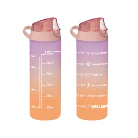 FĽAŠA NA VODU DVOJFAREBNÁ 750 ML, PLASTOVÁ