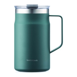 Termohrnček s uchom LOCK Metro 600ml zelený