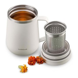 Termohrnček s uchom LOCK Metro 400ml slonová kosť