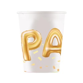 Papierový téglik 200ml party 8ks