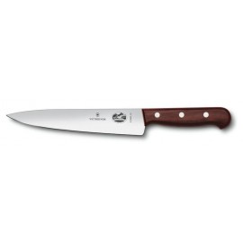NÔŽ S DREVENOU RUKOVÄŤOU VICTORINOX, UNIVERZÁLNY KUCHYNSKÝ NÔŽ